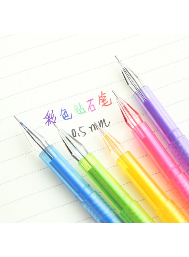 كاكو 12 قلم جل ماسي، 12 لونًا من أقلام الحبر الجاف، مثالية للمكتب والمدرسة، هدايا للأولاد والبنات. - Image 2